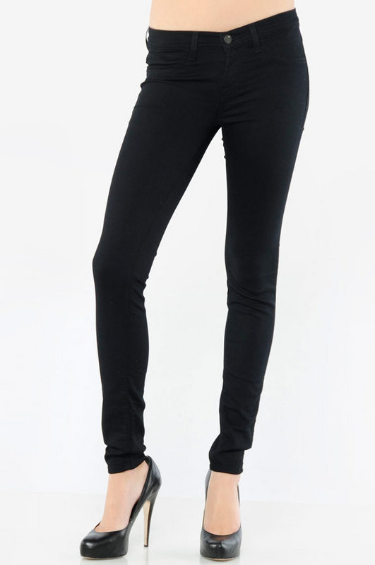 J Brand Denim Legging Skinny Jeans in Pitch Black. $138.00. Note: These jeans are constructed from stretch denim.64% cotton, 32% polyester, 4% lycra,
